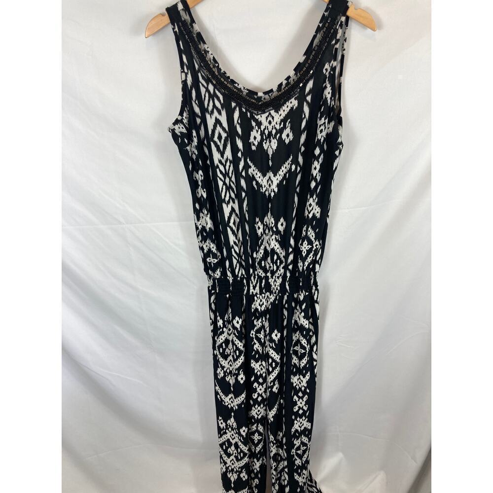 INC International Concepts Patterned Jumpsuit Size Medium